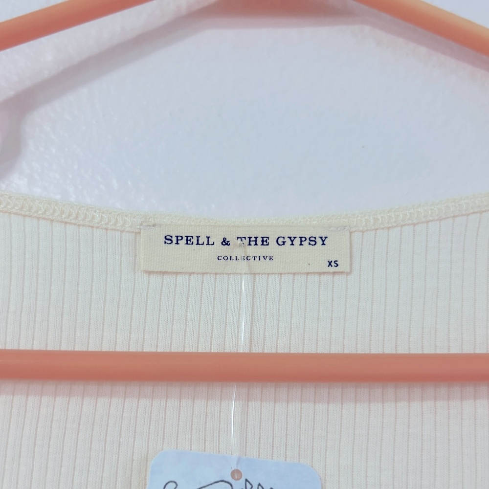 💕NWT💕 Spell Ocean Pearl Organic Slinky Singlet Sz XS - Picture 5 of 9